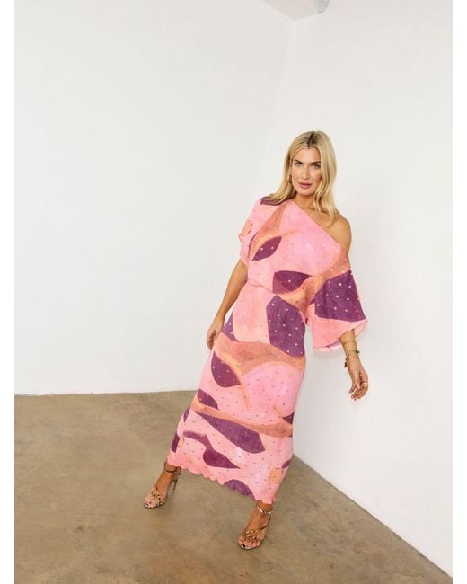 Never Fully Dressed Sunshine Tilly Dress in Pink | Lyst