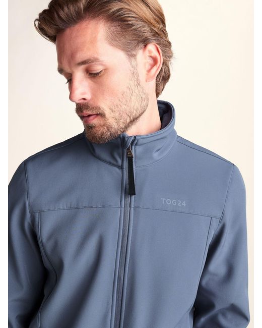 TOG24 Blue Feizor Softshell Waterproof Jacket for men