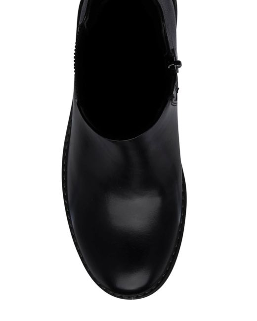 Lotus Black Ankle Boots