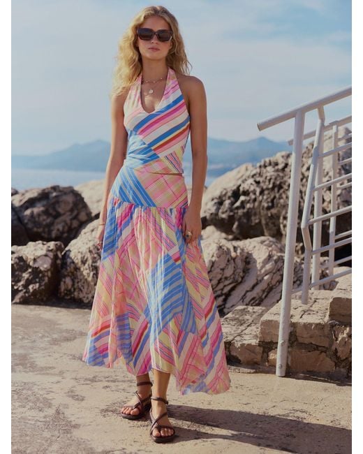 Next Brown Halter Neck Top