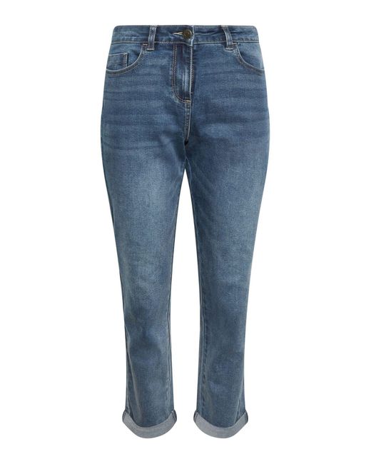 M Com Blue Boyfriend Jeans
