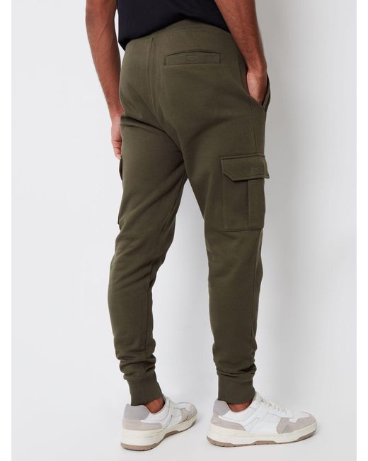 Threadbare Green Cargo Style Joggers for men
