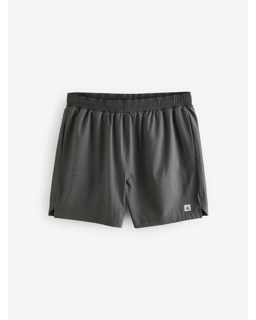 Next Black 5 Inch Active Gym Sports Shorts for men