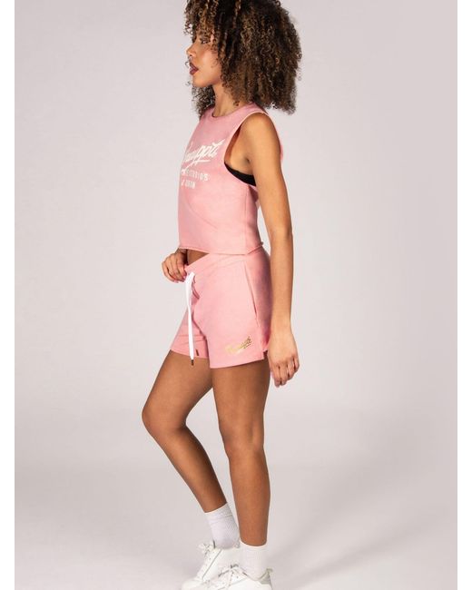 Pineapple Pink Retro Shorts