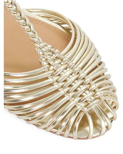 Dune White Harmoni Ballet Sandals