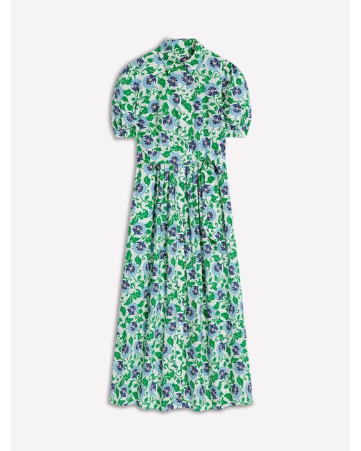 Boden Women's Green Alexa Maxi Shirt Dress