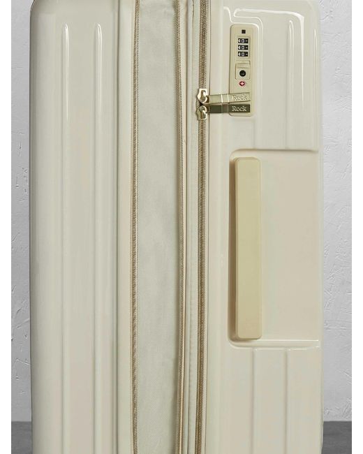 Rock Luggage White Primrose Suitcases Set 3 Piece for men