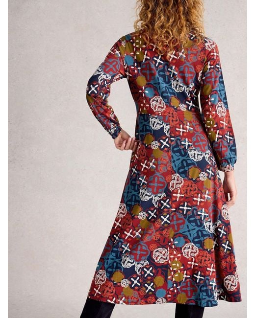 White Stuff Red Megan Jersey Dress