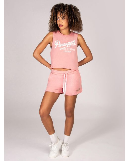 Pineapple Pink Retro Shorts