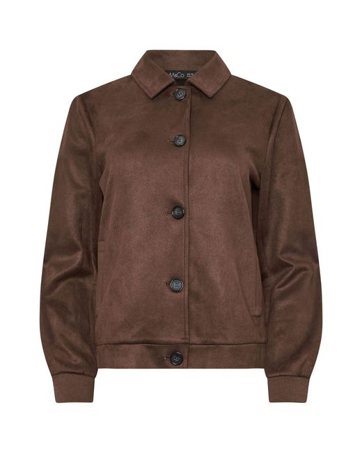 M Com Brown Button Through Jacket