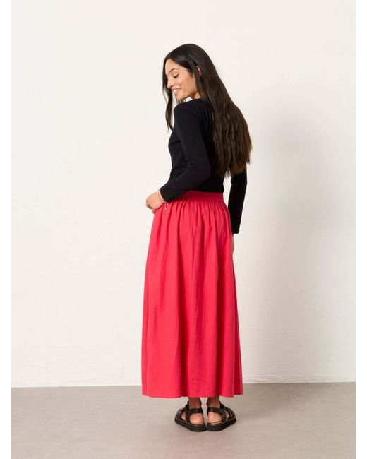 FatFace Pink Fatface Issa Midi Skirt