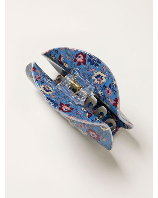 FatFace Blue Fatface Vintage Ditsy Printed Claw Clip