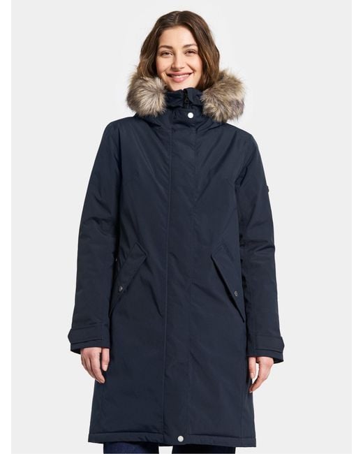 Didriksons Blue Erna Waterproof Coat