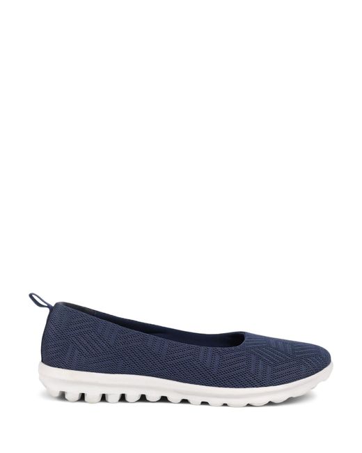 Pavers Blue Memory Foam Pumps