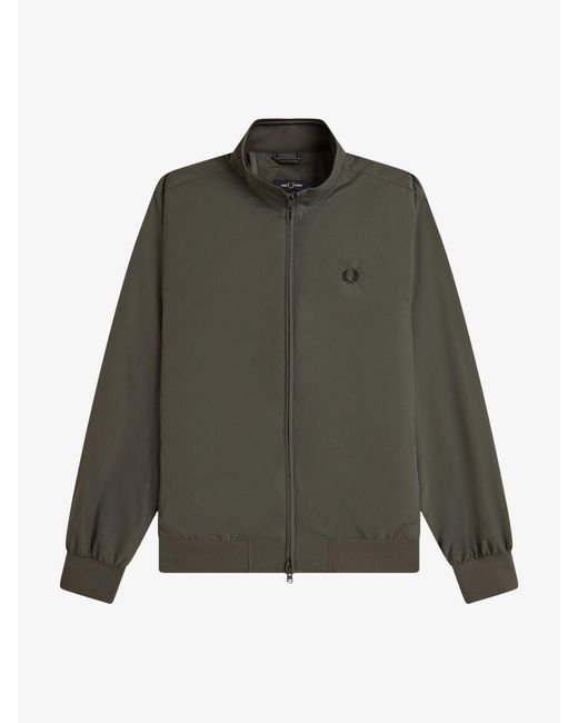 Fred Perry Green Fred Perry Brentham Jacket for men