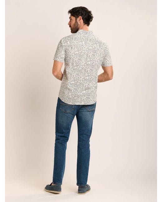 Brakeburn Natural Mappleton Shirt for men