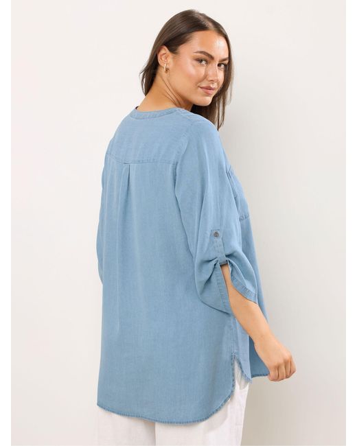Evans Blue Lyocell Overhead Shirt