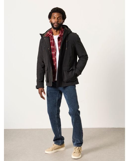 FatFace Black Fatface Bala Waterproof Jacket for men
