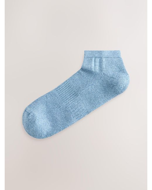 Next Blue Cushioned Trainers Socks for men