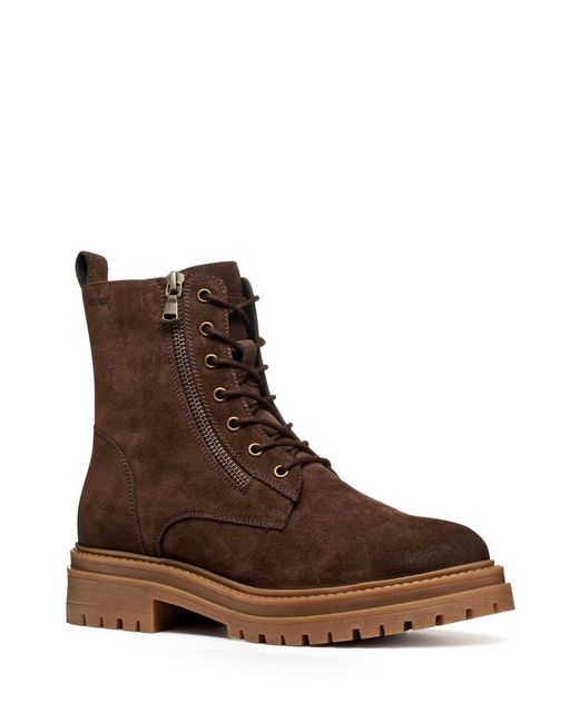 Geox Brown D Iridea F Ankle Boots