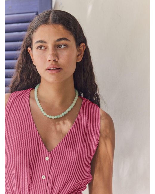 Next Pink Belted Summer Playsuit