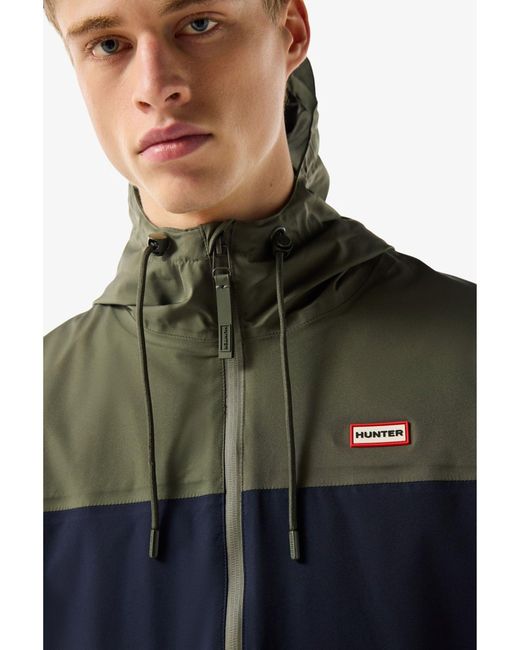 Hunter Blue Original Block Waterproof Jacket for men