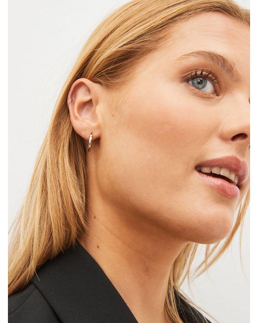 Next Brown Mini Hoop Earrings