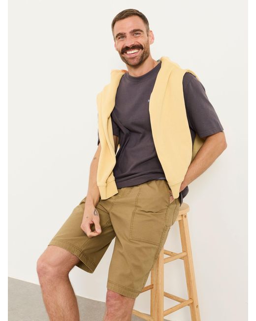 FatFace Natural Fatface Pascal Utility Shorts for men