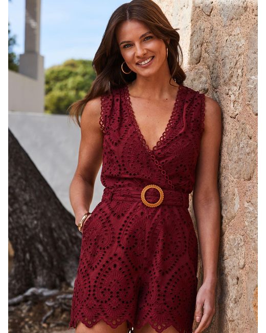 Sosandar Red Petite Petite Contrast Trim Kimono Sleeve Dress