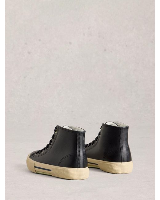 White Stuff Black Stuff Pippa Hi-Top Trainers