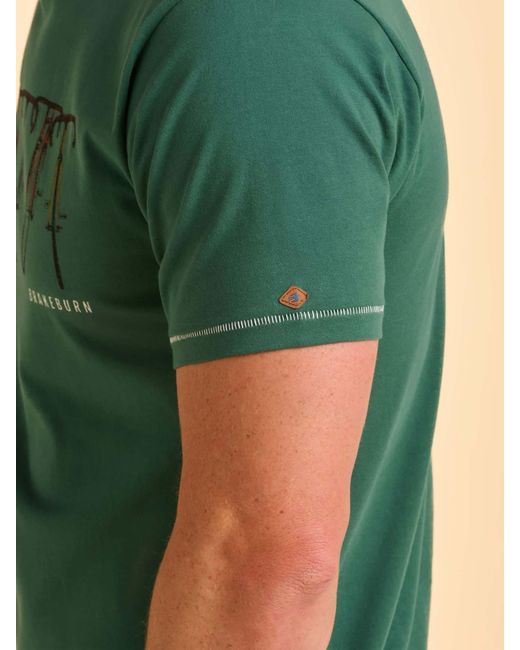Brakeburn Green Dolton T-Shirt for men