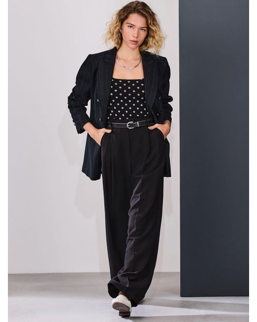 Next Black Square Neck Vest