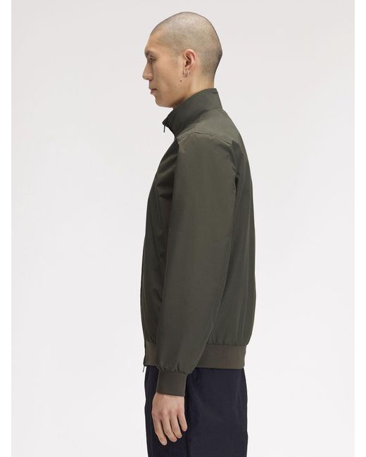 Fred Perry Green Fred Perry Brentham Jacket for men