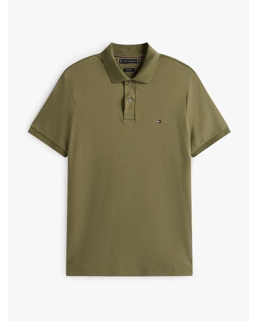 Tommy Hilfiger Green Regular Fit Polo Shirt for men