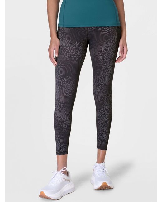 Sweaty Betty Blue 7/8 Length Power Pro Workout Leggings