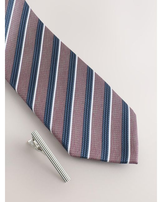 Next Blue Pattern Tie for men
