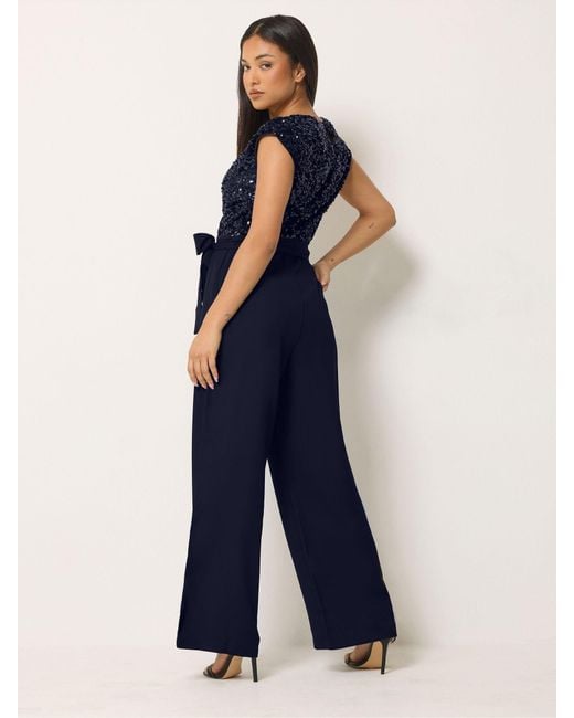 M Com Blue Petite Sequin 2
