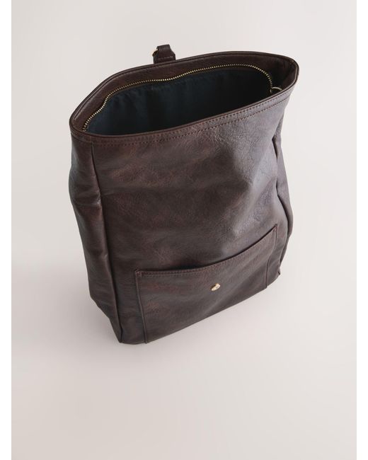 Next Gray Slouchy Backpack