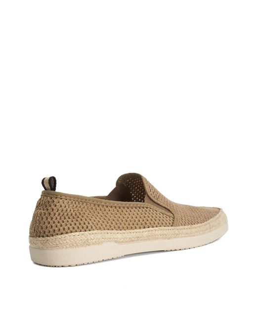 Dune White Fishers Espadrilles for men