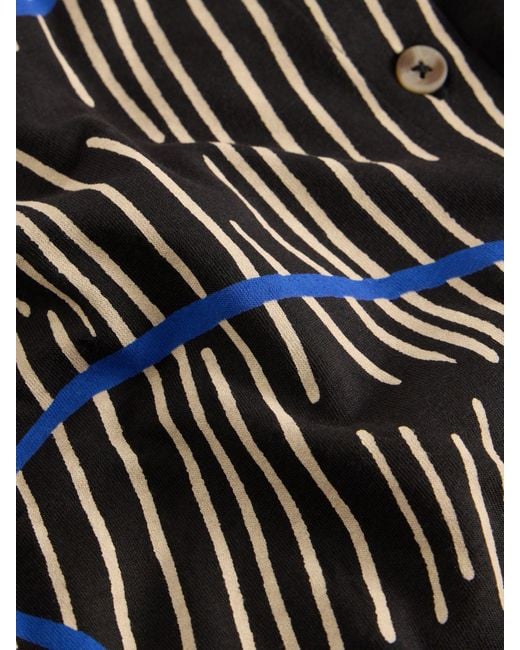 White Stuff Black Rua Jersey Shirt Dress