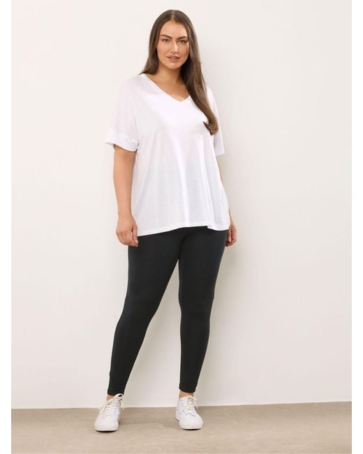 Evans Natural Stretch Leggings 2 Pack