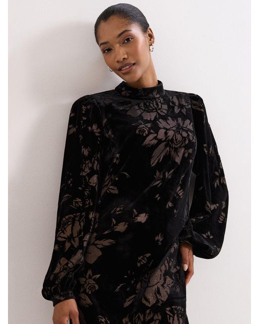 Phase Eight Black Reanna Shift Dress