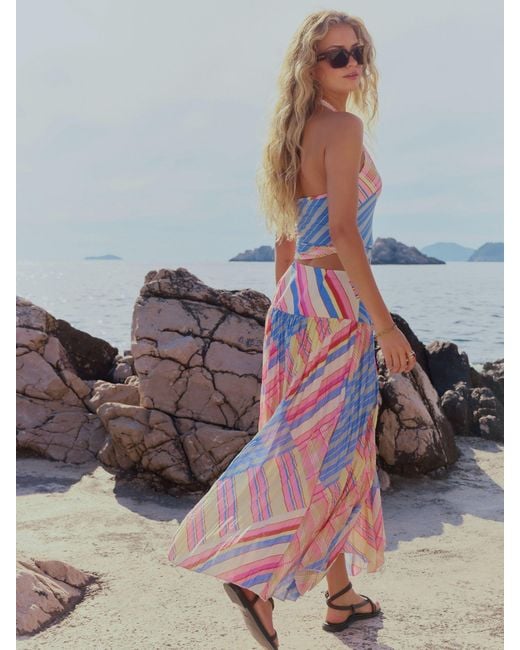 Next Brown Halter Neck Top
