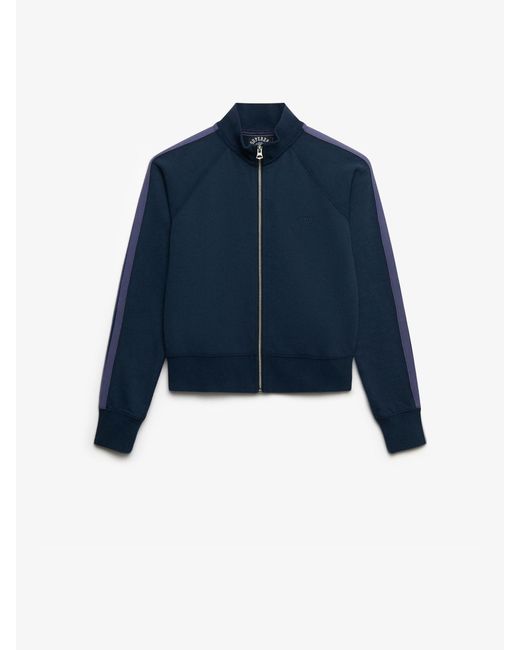 Superdry Blue Essential Logo Zip Track Top
