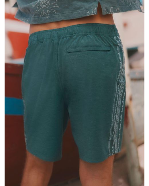 FatFace Blue Fatface Abstract Panel Board Short for men