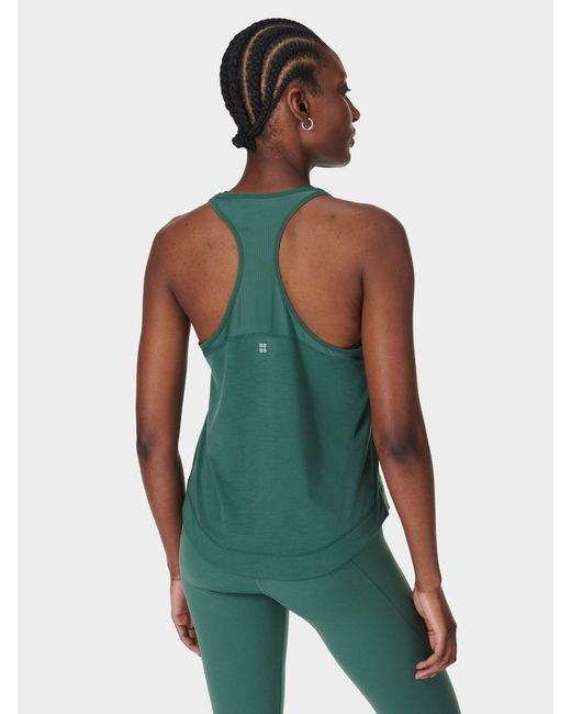 Sweaty Betty Green Breathe Easy Run Vest