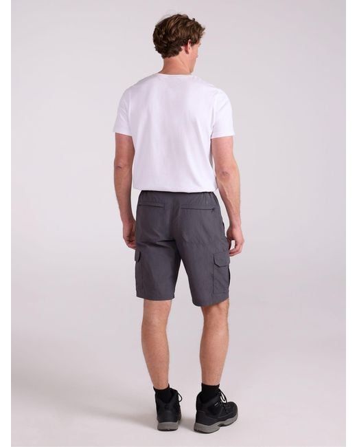 Mountain Warehouse Gray Explore Quick Drying Shorts for men