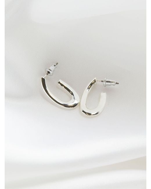 FatFace Natural Fatface Twist Oval Hoop Earrings