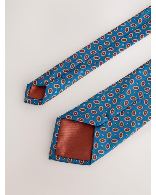 Next Blue Pattern Tie for men