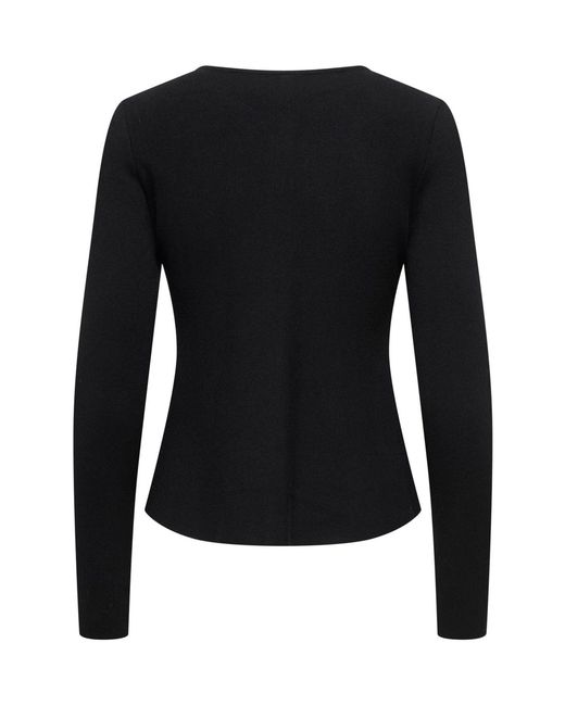 ONLY Black Metal Button Cardigan
